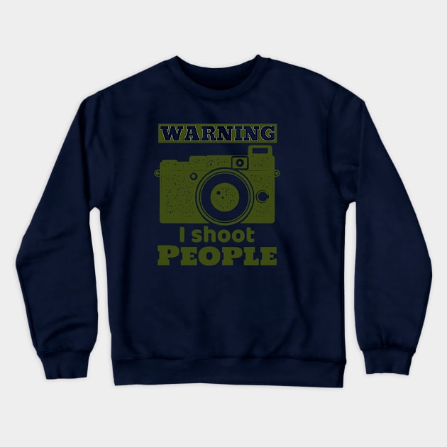 Warning Crewneck Sweatshirt by SparkledSoul